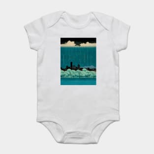 Portland Oregon Rain: Embracing the Ephemeral Symphony; The Importance of Portland Rain Baby Bodysuit